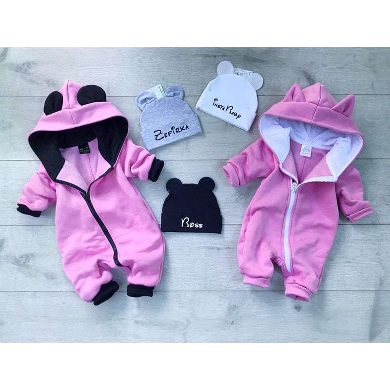 Дитячий комбінезон Minnie Mouse pink jersey