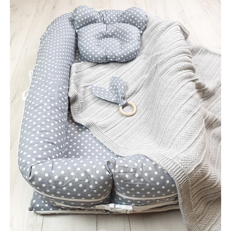 Кокон гніздечко для новонароджених Gray Pearl