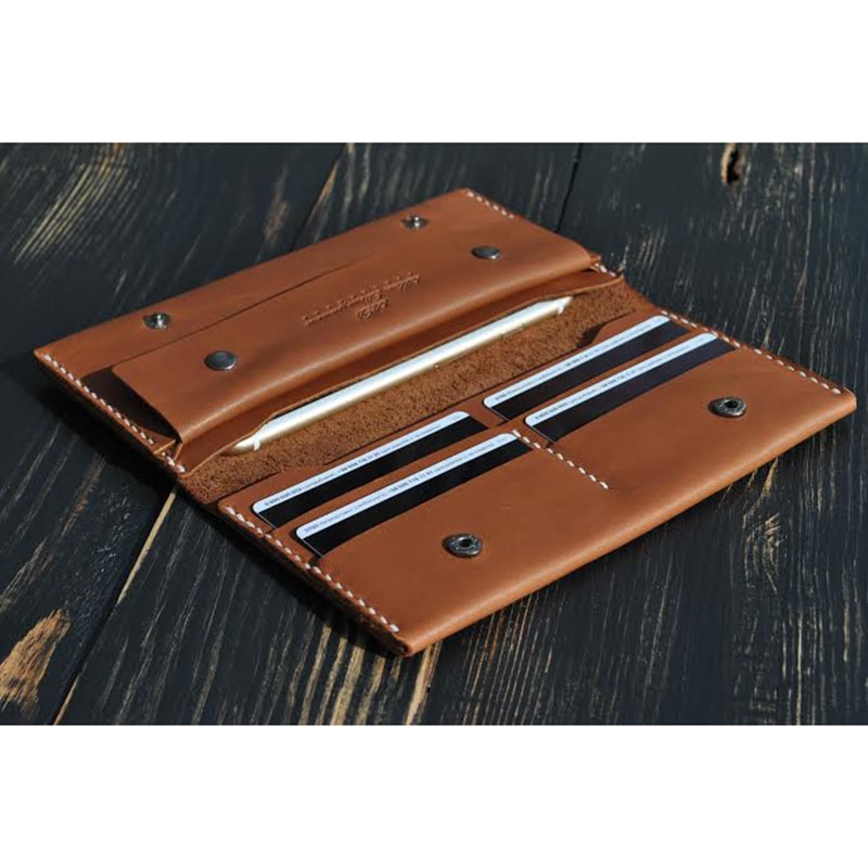 Портмоне кожаное Brown leather Портмоне кожаное Brown leather