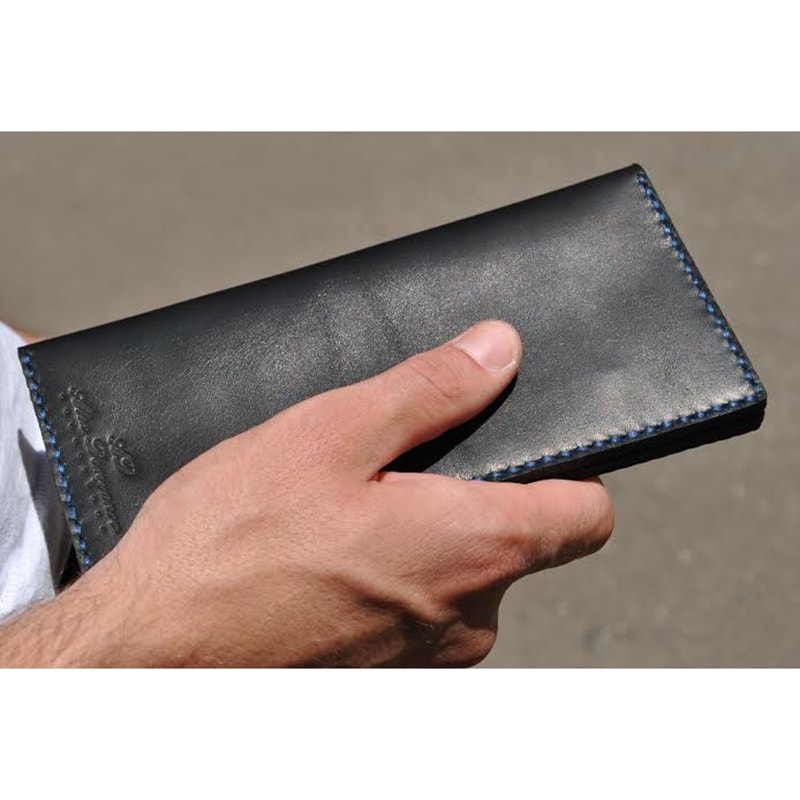 Портмоне из кожи Вlack leather