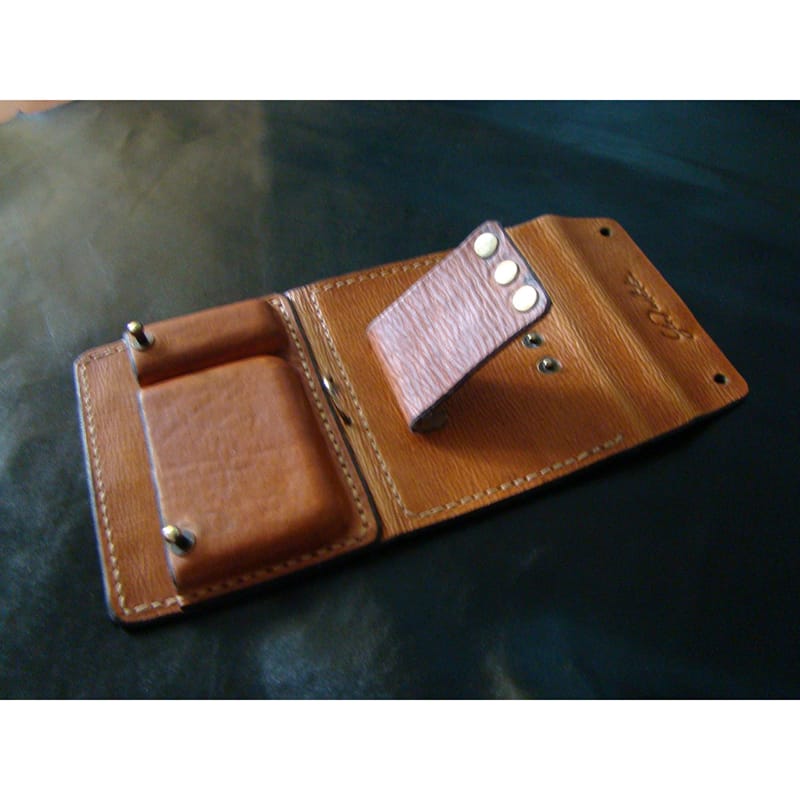 Дизайнерский кошелек Аscet Purse brown leather