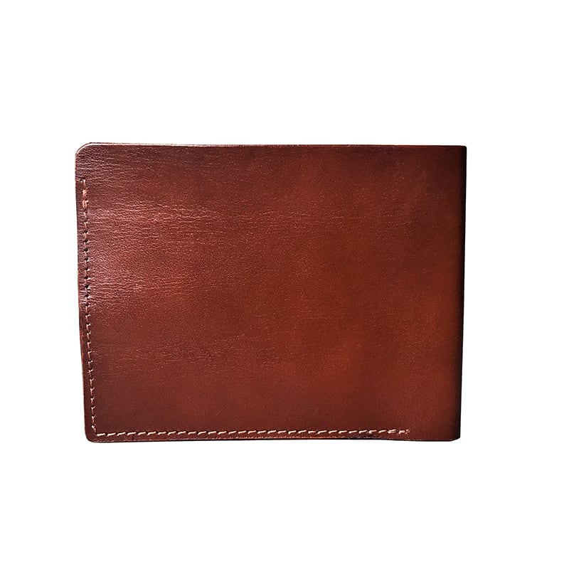 Шкіряний чоловічий гаманець Purse Viking brown leather Шкіряний чоловічий гаманець Purse Viking brown leather