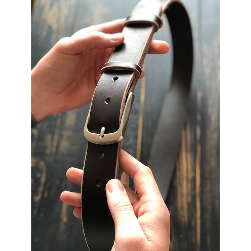 Кожаный ремень Belt Contrast brown leather Кожаный ремень Belt Contrast brown leather