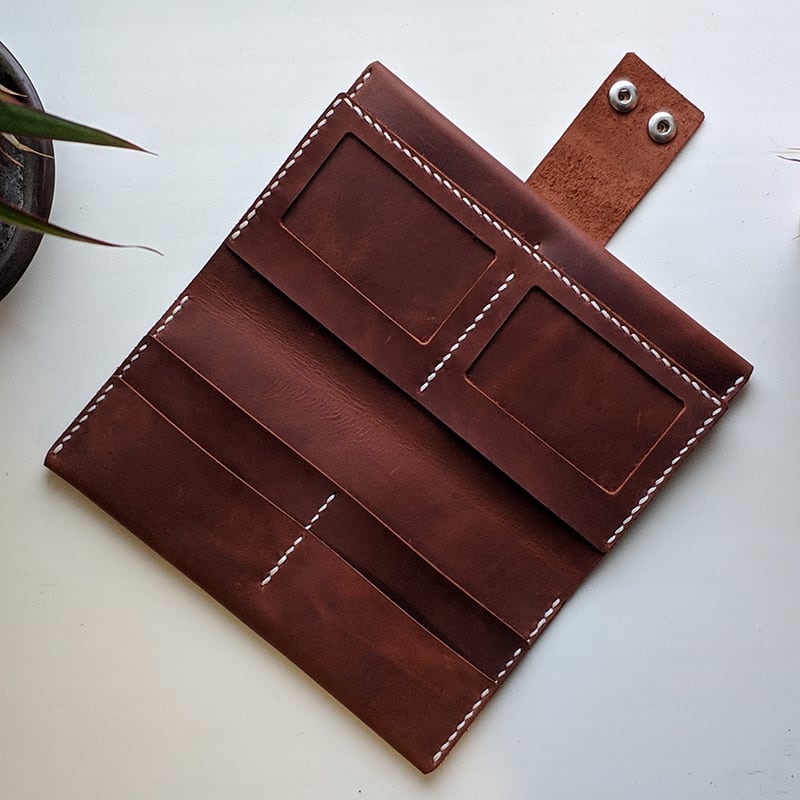 Чоловіче портмоне Purse Universal brown leather