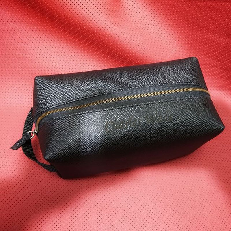 Кожаный несессер мужской Dressing Сase black leather