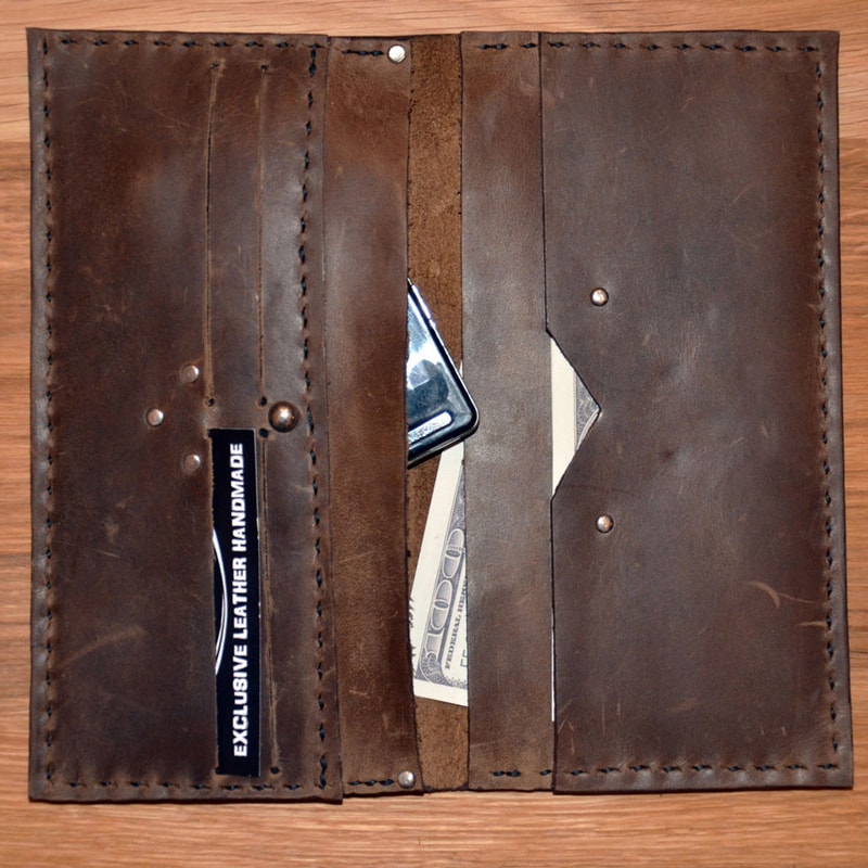 Дизайнерский мужской портмоне Large Leather Purse