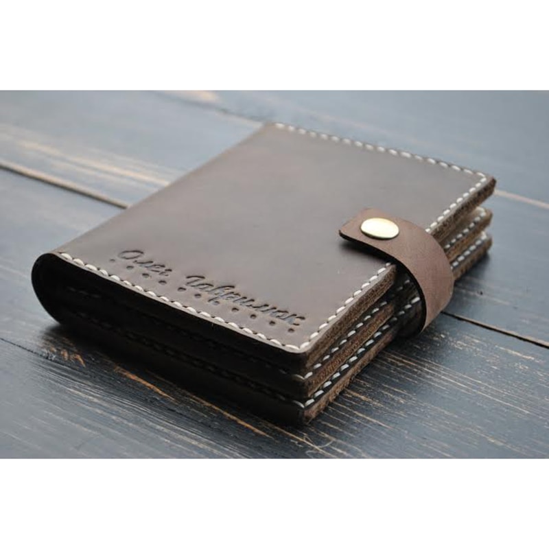 Портмоне для документов Brown leather