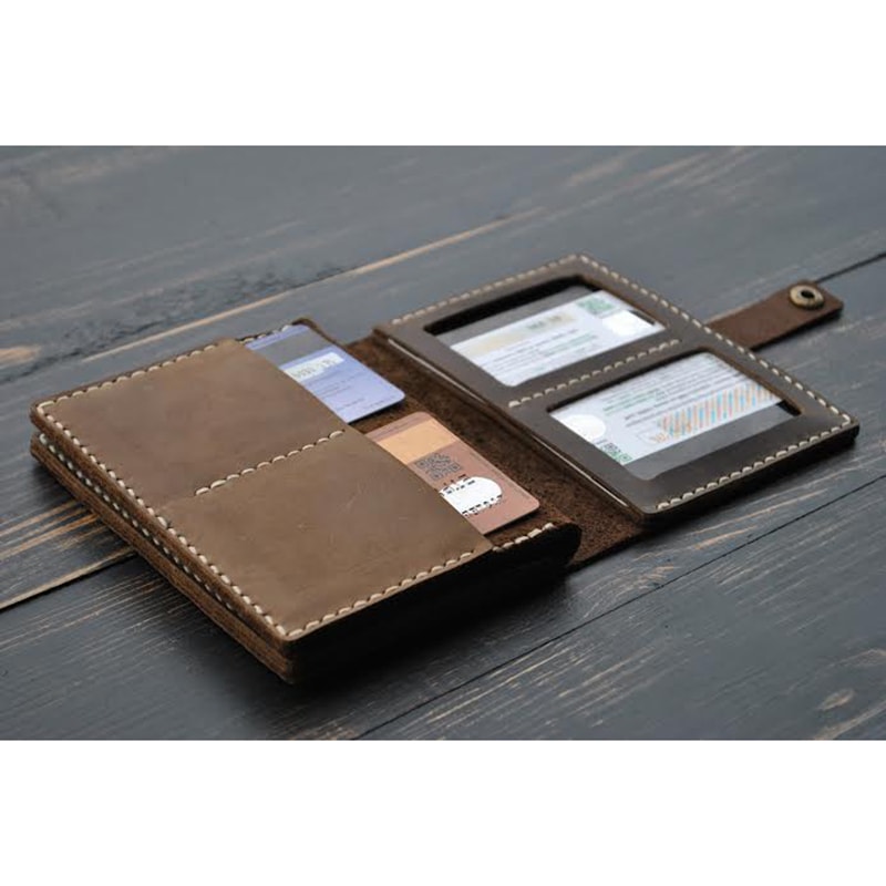 Портмоне для документов Brown leather