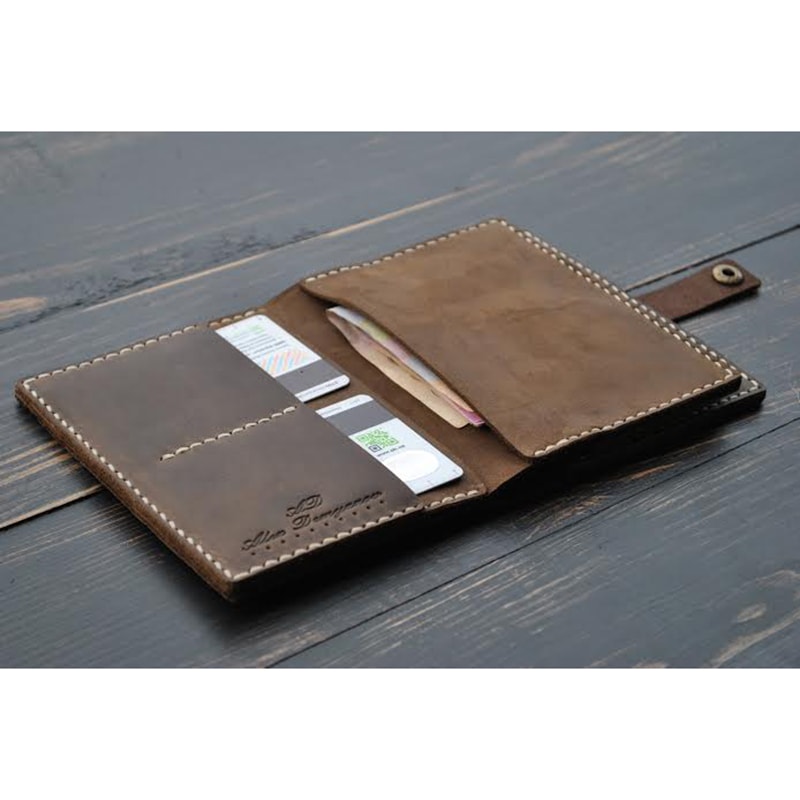 Портмоне для документов Brown leather