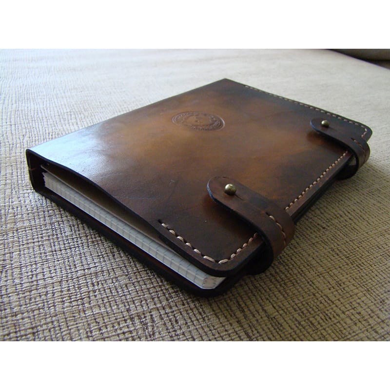 Кожаный органайзер Scheduler brown leather