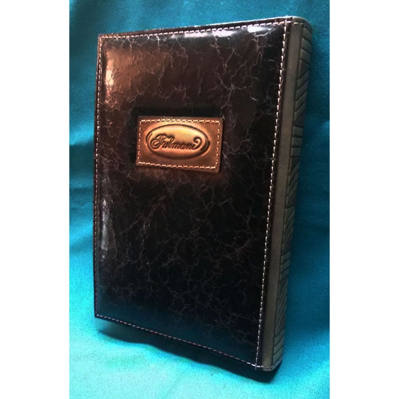 Кожаный блокнот Неукротимый Тигр brown leather