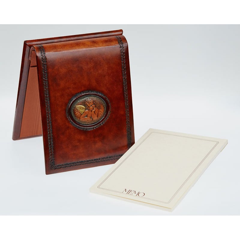 Шкіряний планшет Задумливий Ангел brown leather