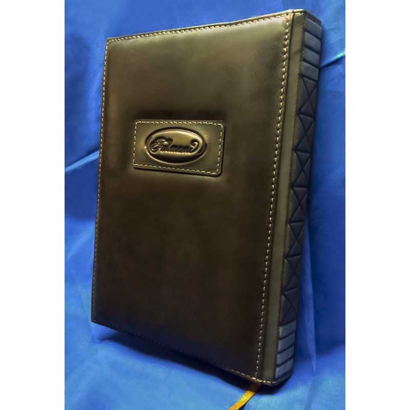 Блокнот в шкіряній палітурці Gemini brown leather