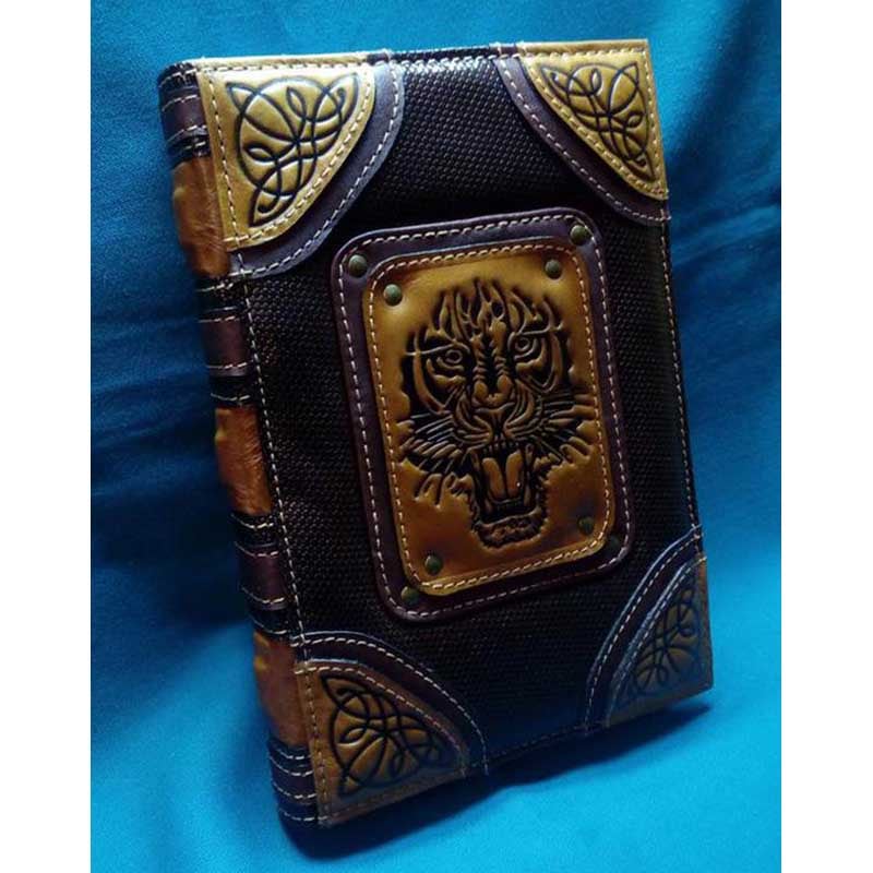 Шкіряний блокнот Noble Тідег black leather