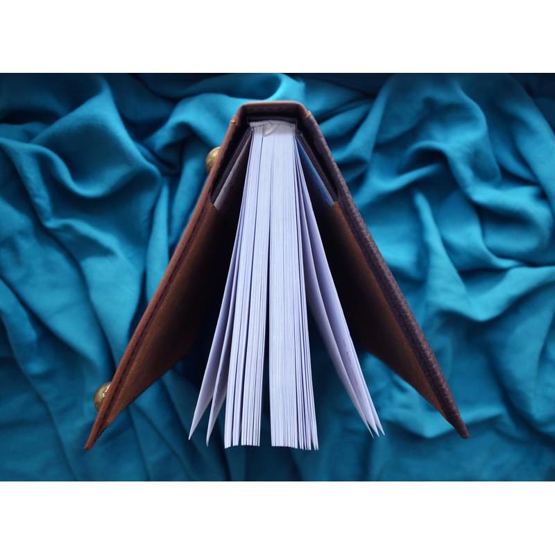 Шкіряний блокнот Equilibrium brown leather