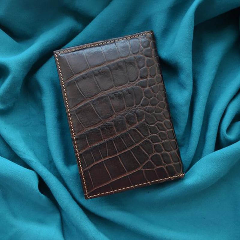 Блокнот в шкіряній палітурці Chihuahua brown leather