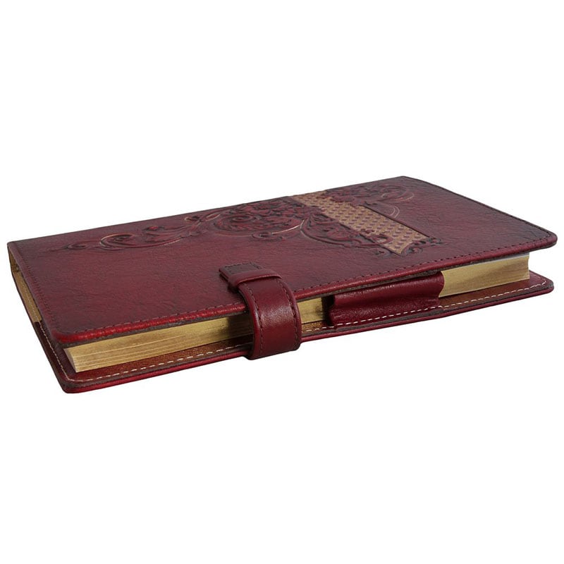 Жіночий шкіряний блокнот Arabesque brown leather