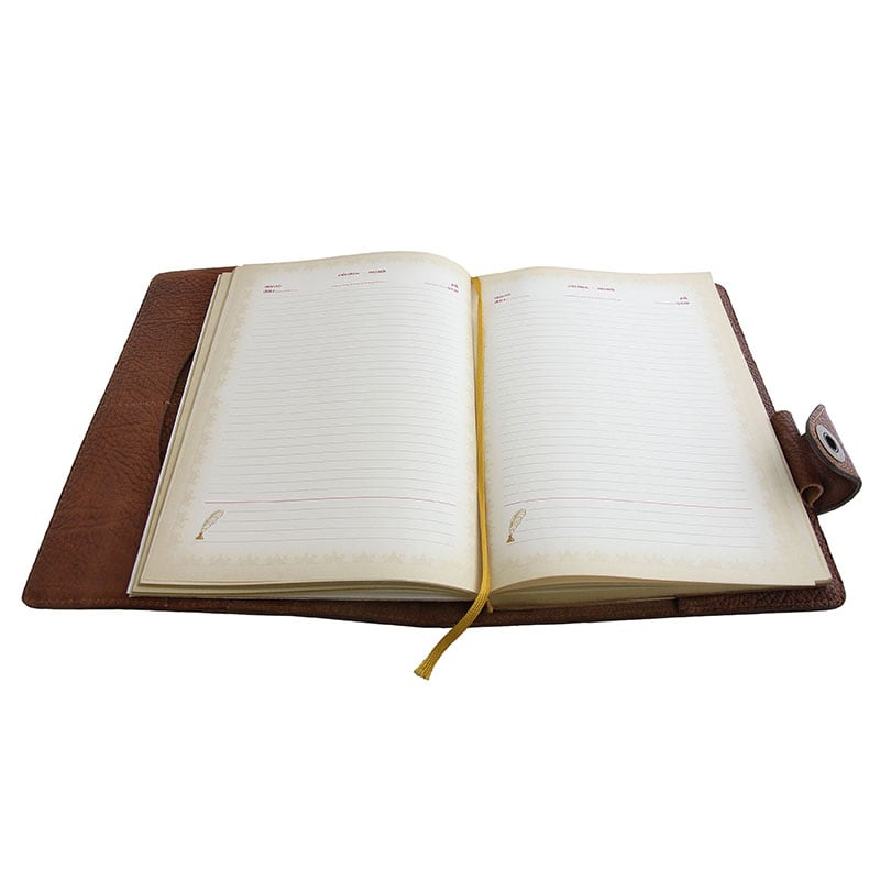 Кожаный ежедневник Scheduler brown leather