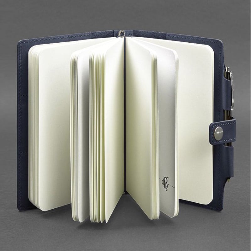 Блокнот в кожаной обложке SoftBook Navy Blue Leather Блокнот в кожаной обложке SoftBook Navy Blue Leather