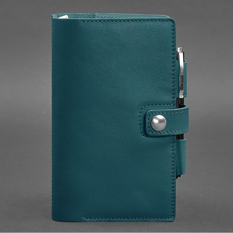 Блокнот в шкіряній палітурці SoftBook Emerald Green Leather