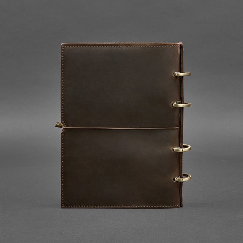 Блокнот в кожаной обложке Dark Сhocolate Brown Leather Блокнот в кожаной обложке Dark Сhocolate Brown Leather