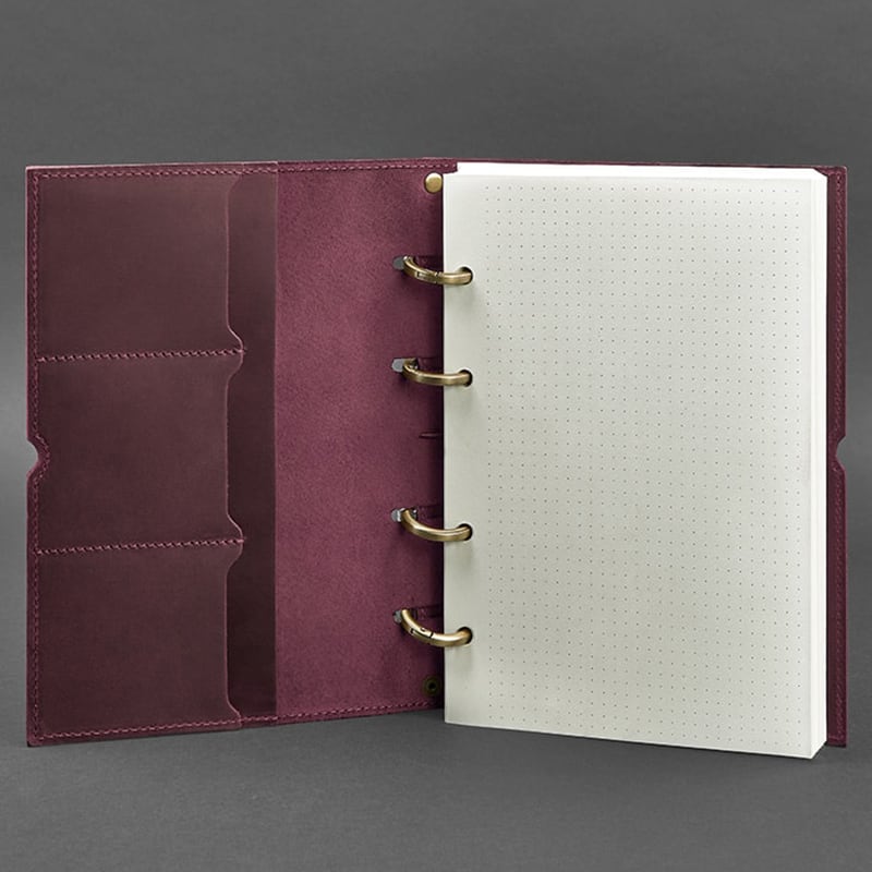 Ежедневник в кожаной обложке Grape Bordeaux Leather Ежедневник в кожаной обложке Grape Bordeaux Leather