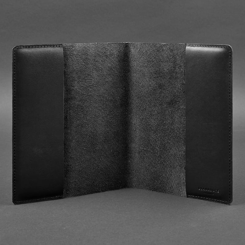 Кожаная обложка для блокнота Krust Black Leather