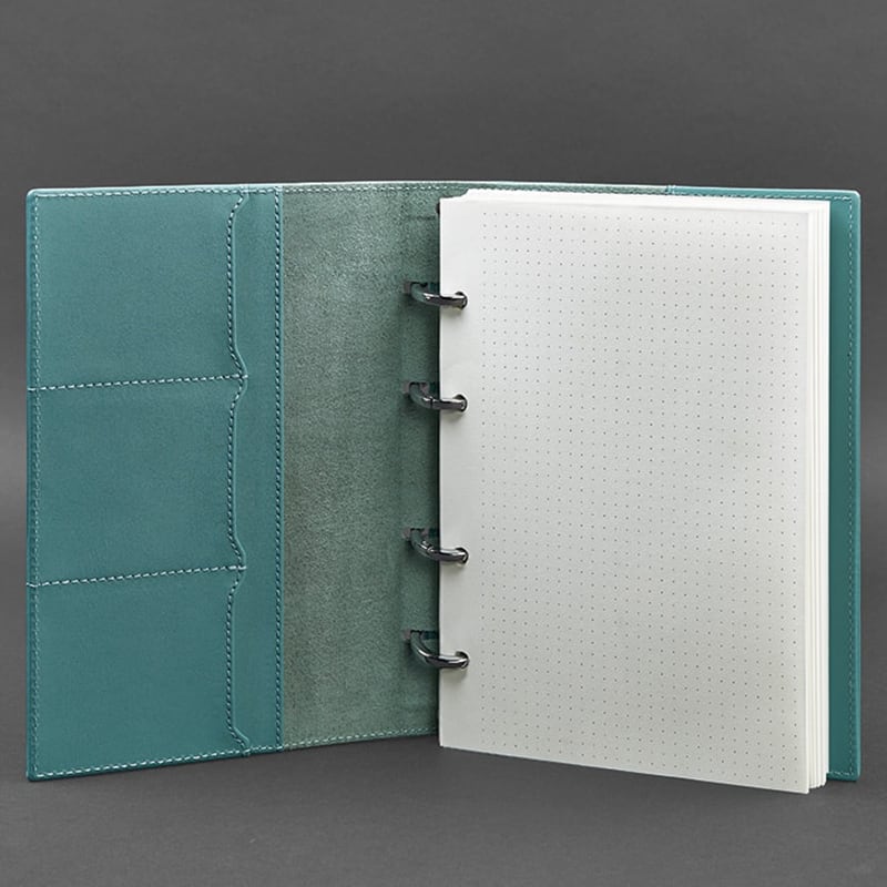Блокнот Шкіряний А5 Emerald Green Leather