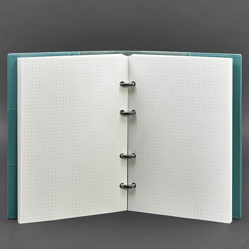 Блокнот Шкіряний А5 Emerald Green Leather