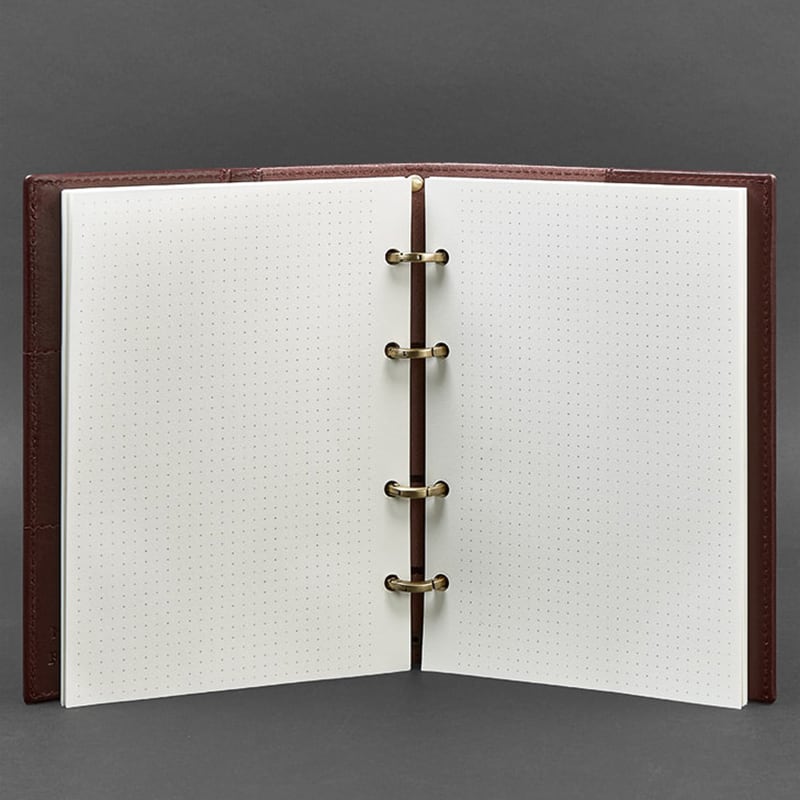 Блокнот Шкіряний А5 Notebook Bordeaux Leather