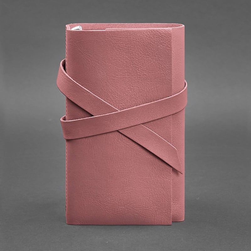 Жіночий шкіряний блокнот SoftBook Peach Pink Leather