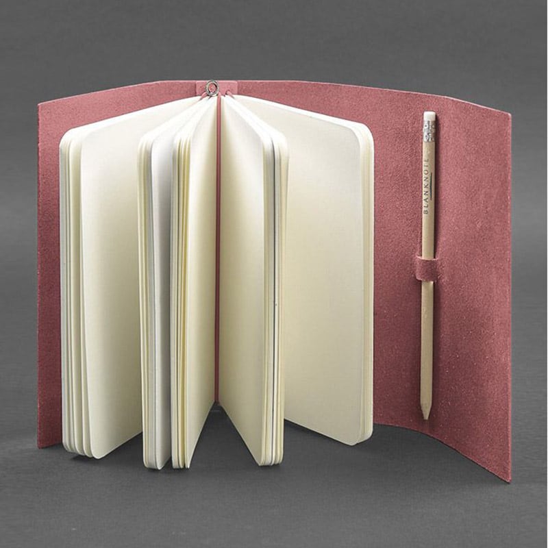 Жіночий шкіряний блокнот SoftBook Peach Pink Leather