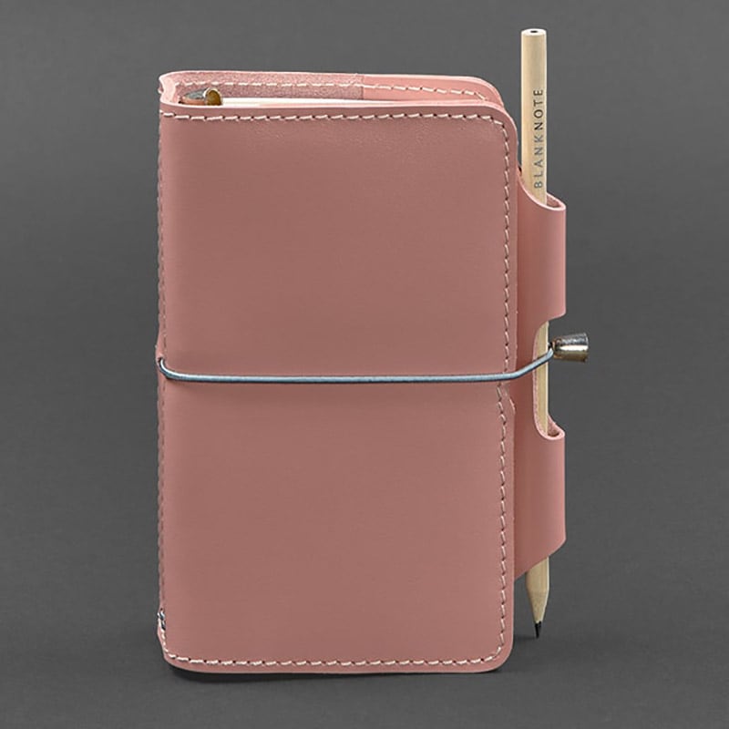 Жіночий шкіряний блокнот SoftBook Coral Pink Leather