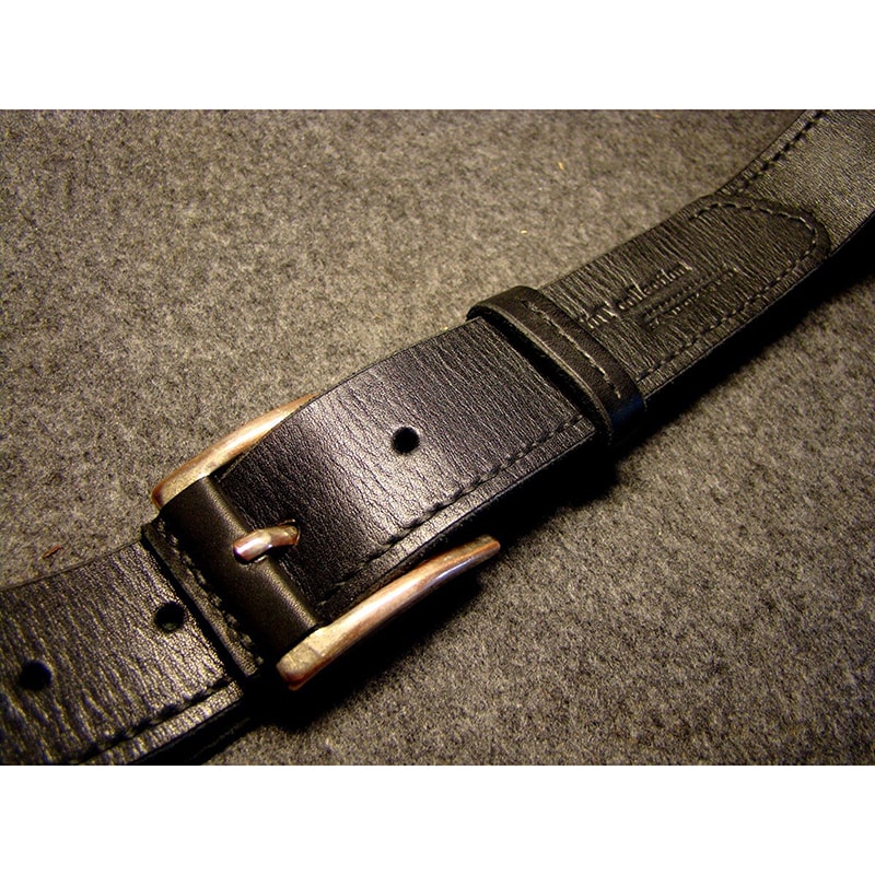 Мужской ремень из кожи leather black