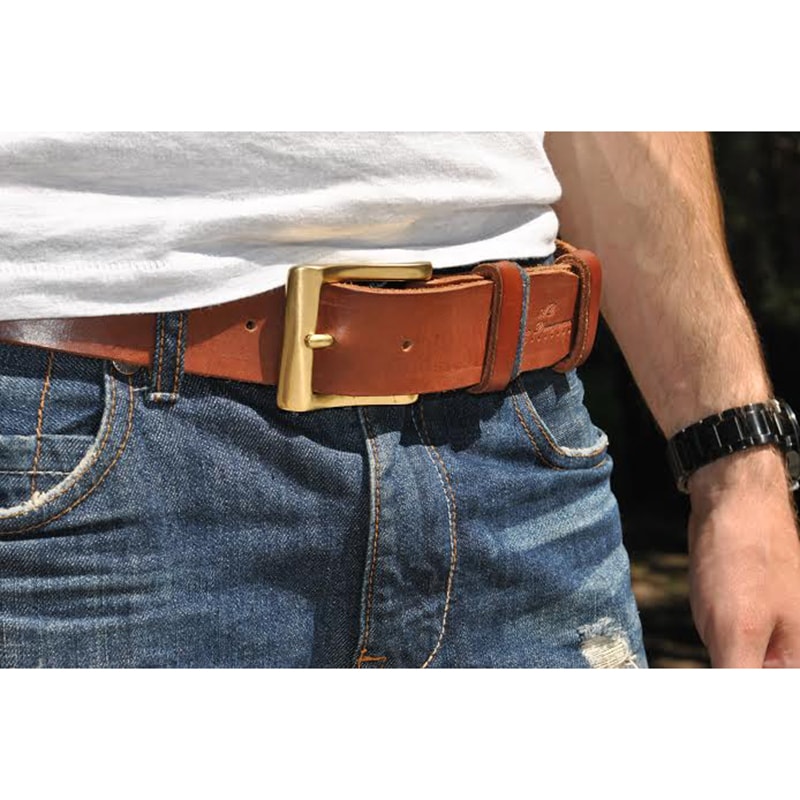 Кожаный ремень Brown leather Кожаный ремень Brown leather