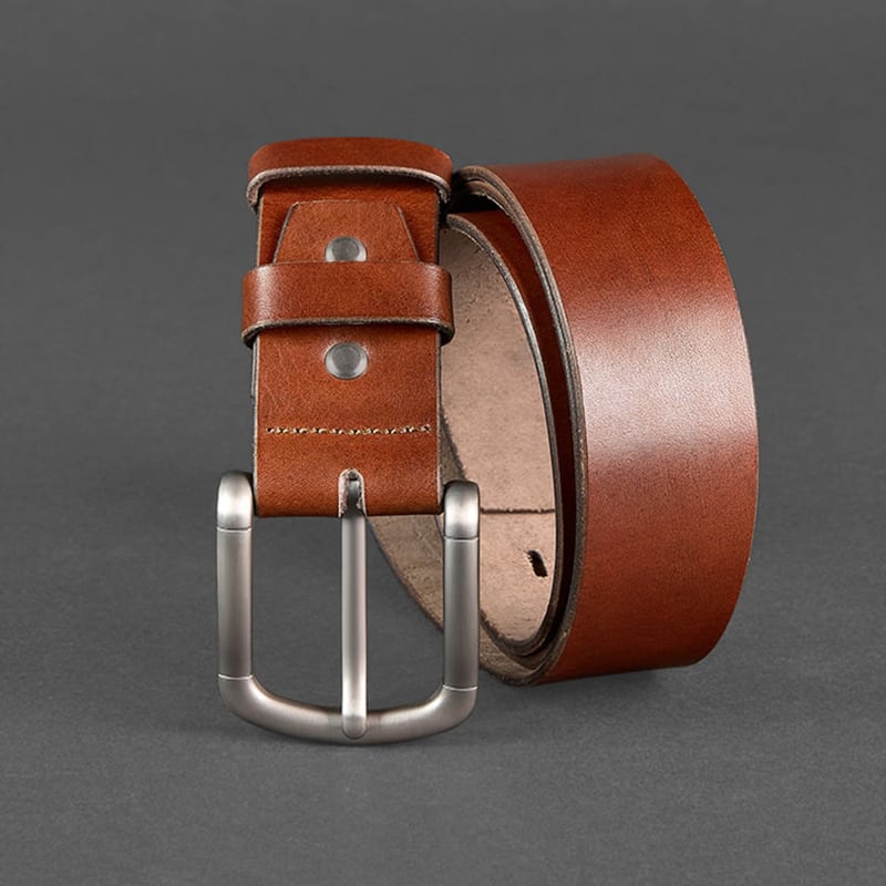 Кожаный ремень мужской Belt Сlassic Brown Leather Кожаный ремень мужской Belt Сlassic Brown Leather