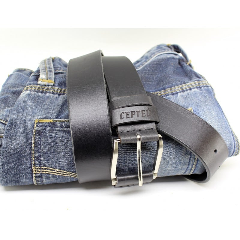 Ремень мужской Belt Personal Obsidan black leather Ремень мужской Belt Personal Obsidan black leather