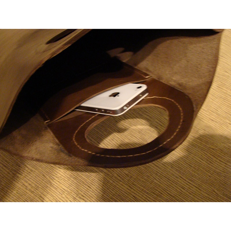 Сумка жіноча handmade brown leather