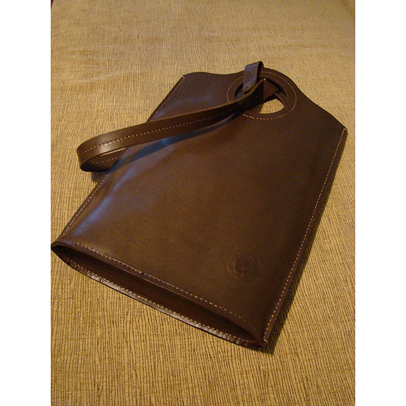 Сумка жіноча handmade brown leather