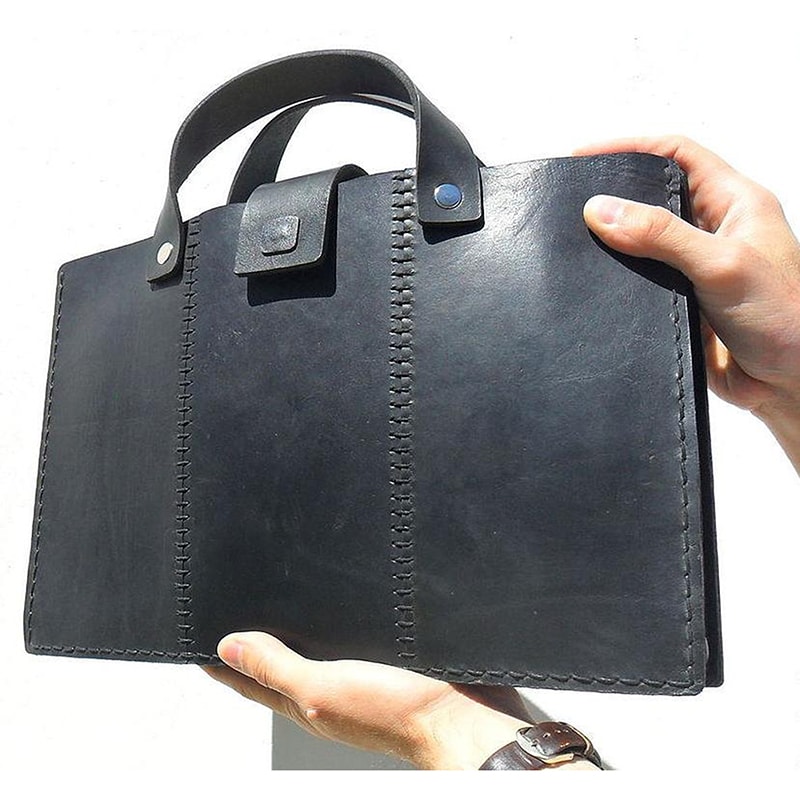 Сумка кожаная Satchel unisex