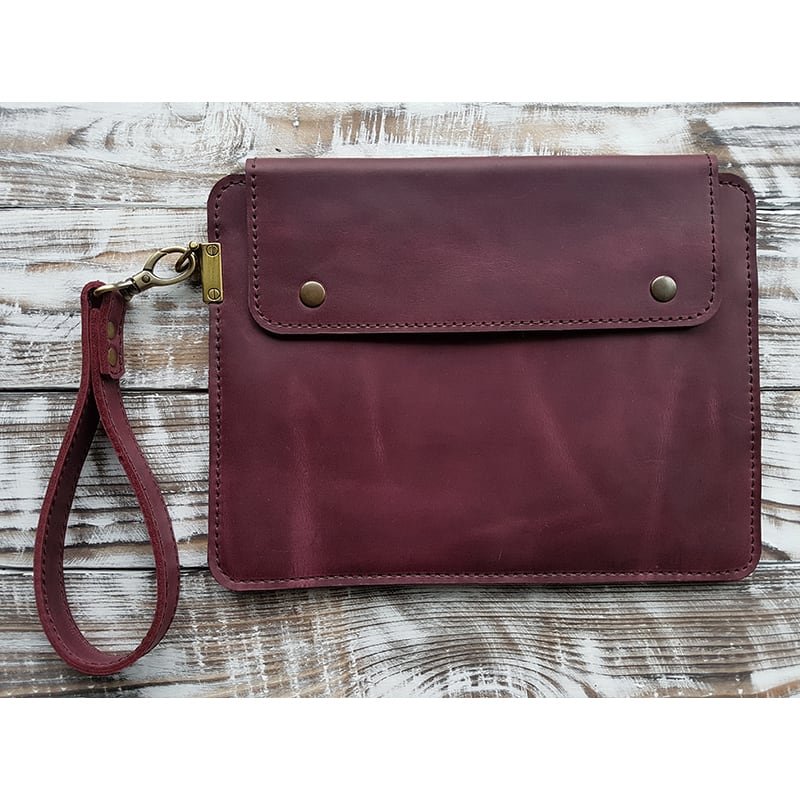 Защитный чехол handmade для планшета Sonora Bordeaux Leather