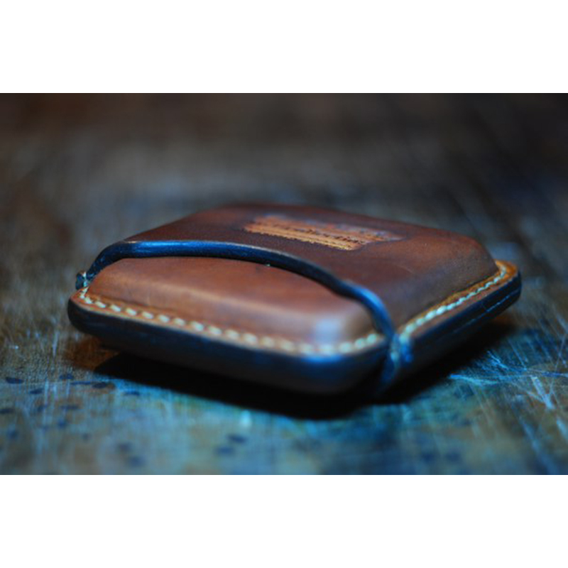 Кожаный портсигар в подарок brown leather
