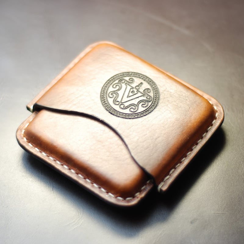 Кожаный портсигар Cigarette case brown leather