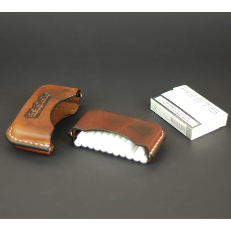 Кожаный портсигар IQOS HEETS 22 brown leather Кожаный портсигар IQOS HEETS 22 brown leather