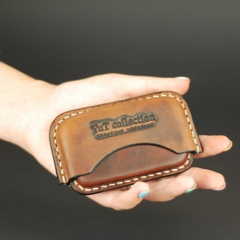 Кожаный портсигар IQOS HEETS 22 brown leather Кожаный портсигар IQOS HEETS 22 brown leather