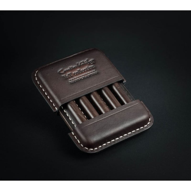 Портсигар кожаный Chocolate brown leather Портсигар кожаный Chocolate brown leather