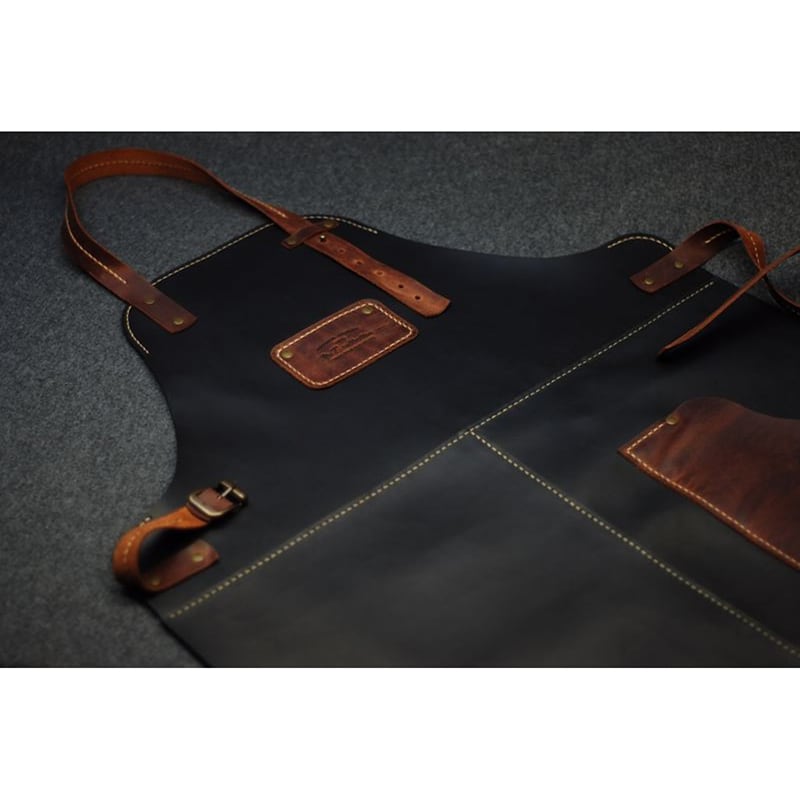 Фартук кожаный Professional black leather Фартук кожаный Professional black leather