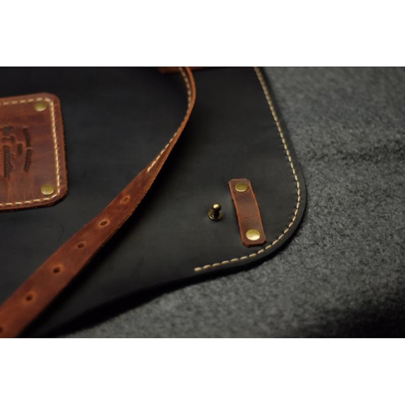 Фартук кожаный Professional black leather Фартук кожаный Professional black leather
