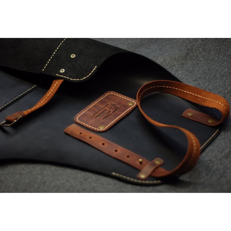 Фартук кожаный Professional black leather Фартук кожаный Professional black leather