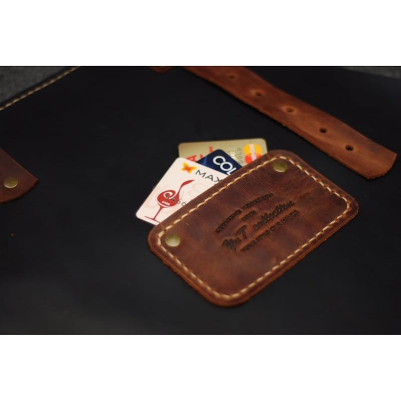 Фартук кожаный Professional black leather Фартук кожаный Professional black leather